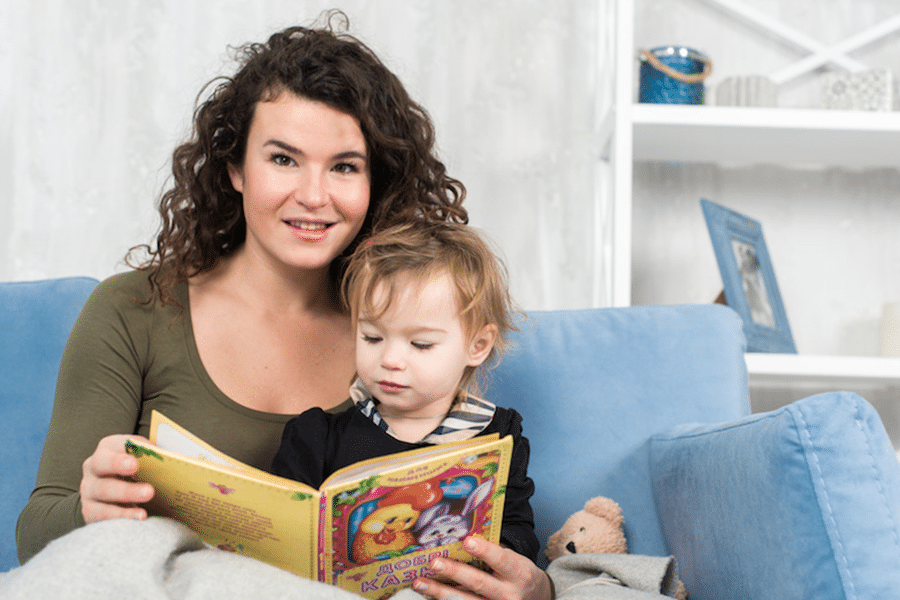 Nanny Reading Book